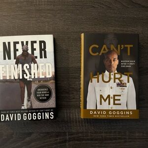 David Goggins Book Set - Black and Gold